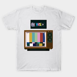 TV & VHS Color T-Shirt